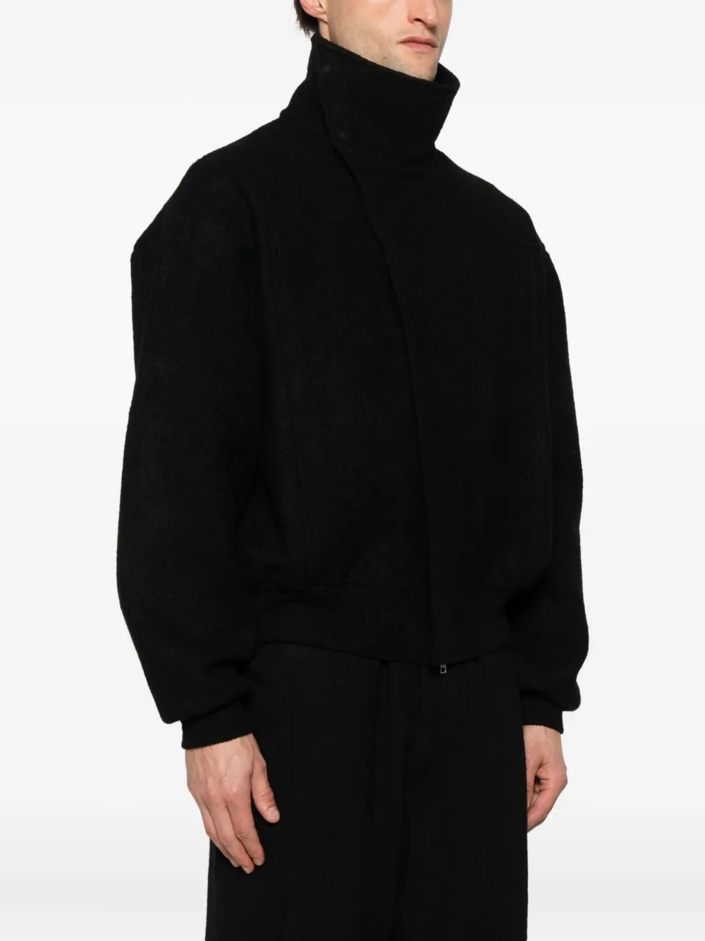 Joe Chia High-neck Wool Jacket In Multi