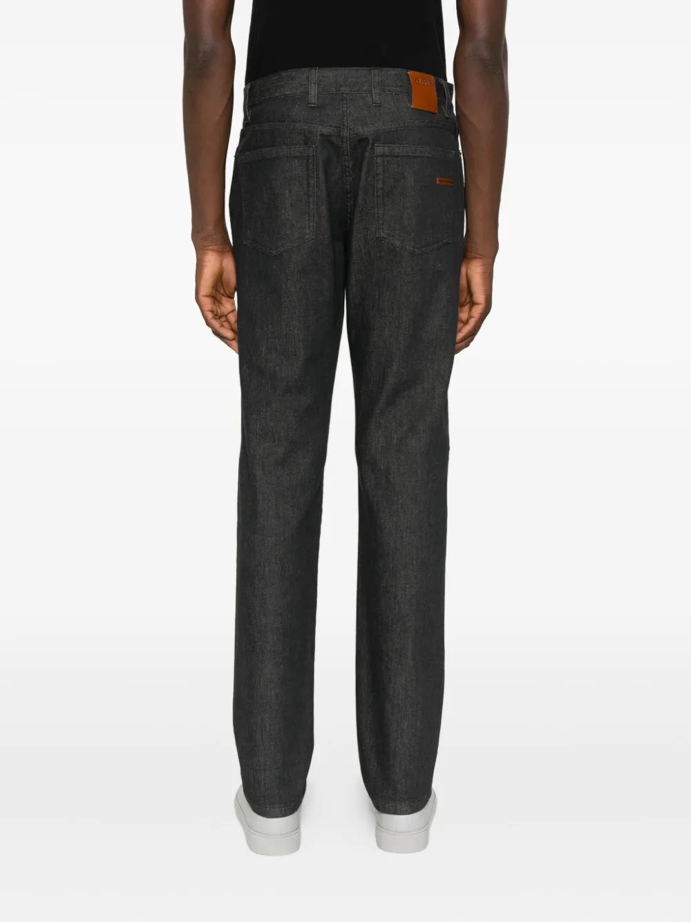 Zegna Straight jeans Zwart