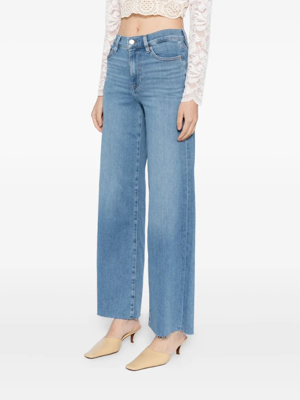 FRAME Pallazzo jeans Blauw