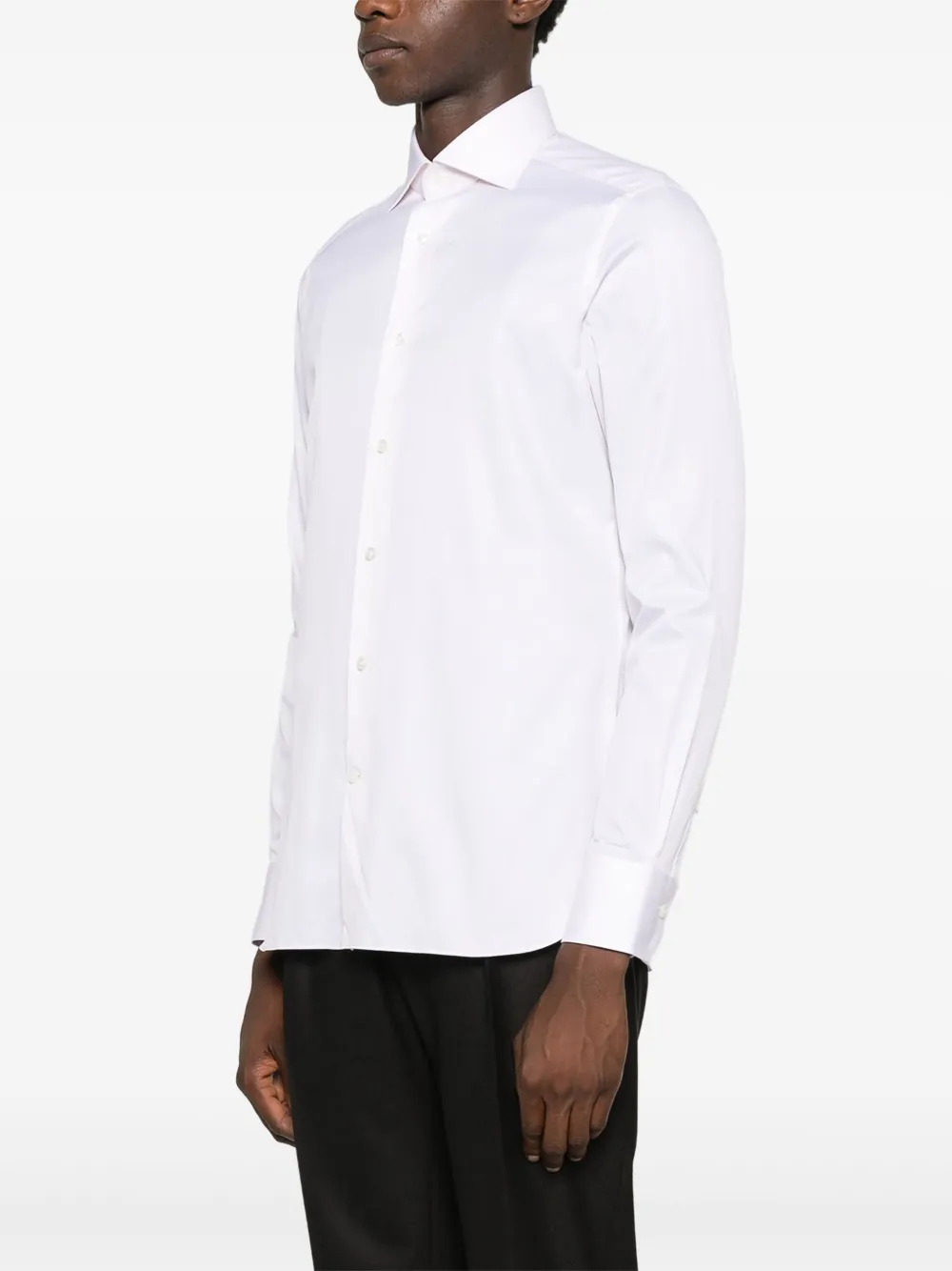 Zegna Button-up overhemd Wit