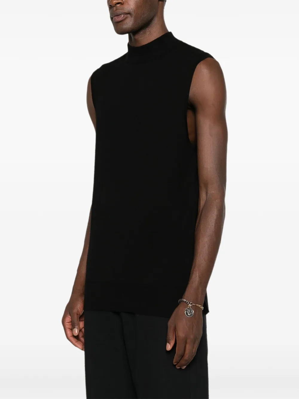 Joe Chia Loft fijngebreide spencer Zwart