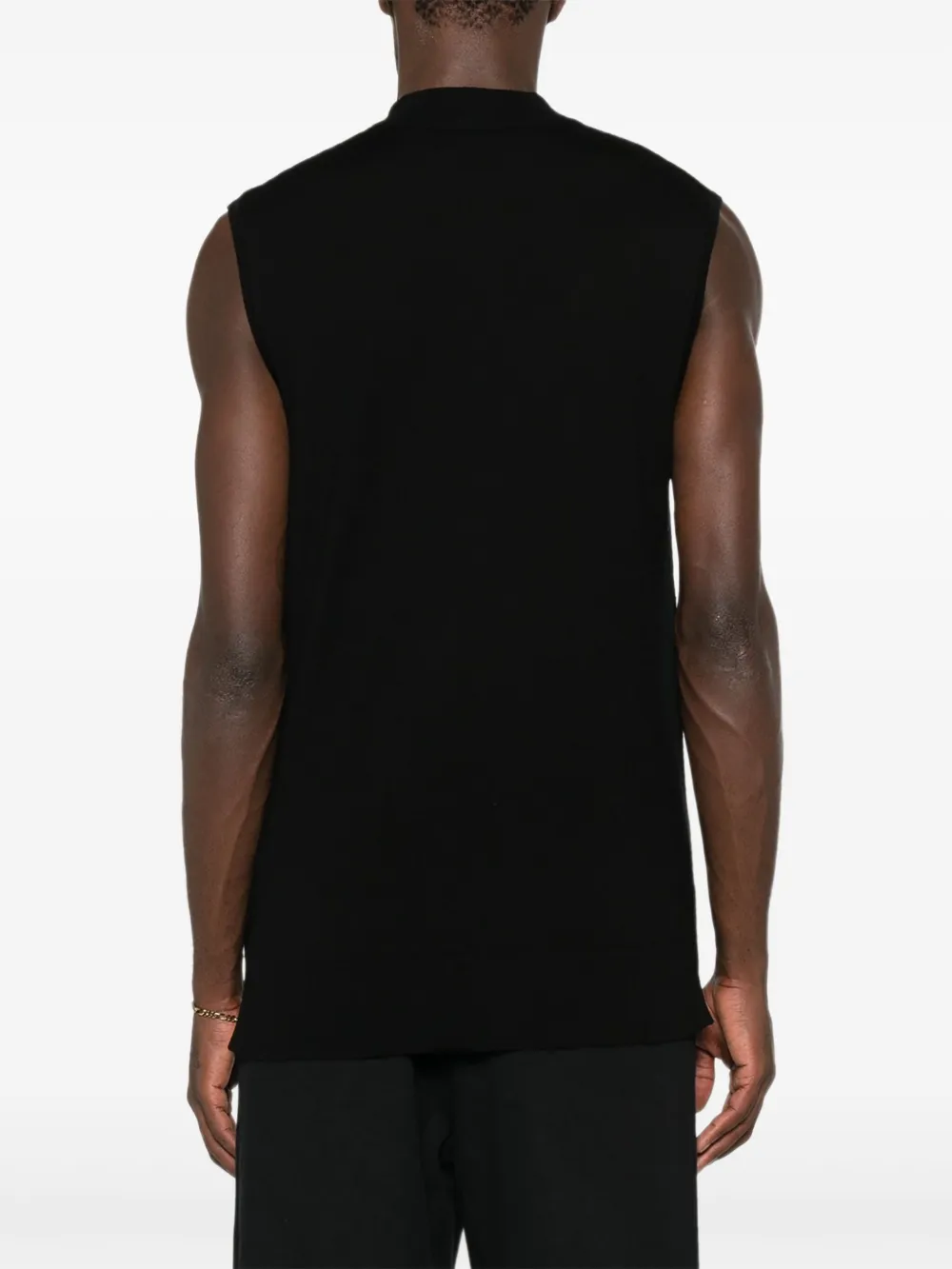 Joe Chia Loft fijngebreide spencer Zwart