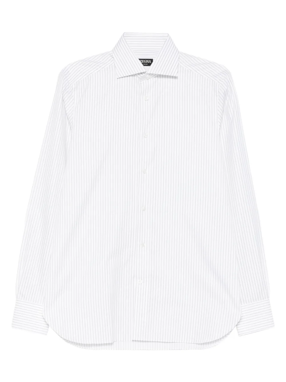 Zegna camisa con rayas estampadas | blanco | Image 1