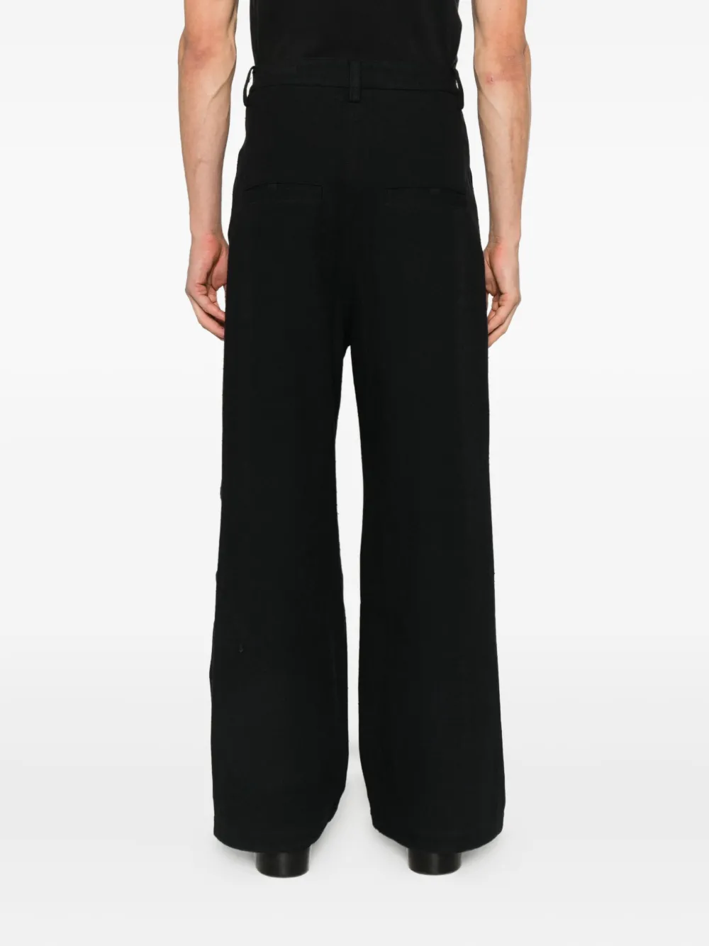 Joe Chia Xerx Wide-leg Trousers In Black