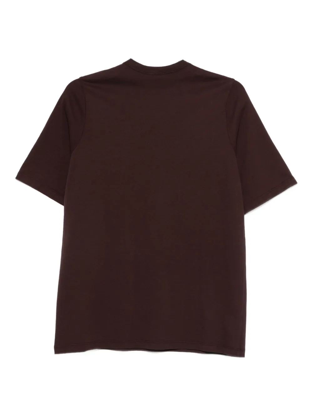 Alysi Crew-neck T-shirt In Brown