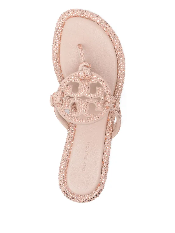 Tory Burch Miller Pave Sandals | Pink | FARFETCH display picture 2
