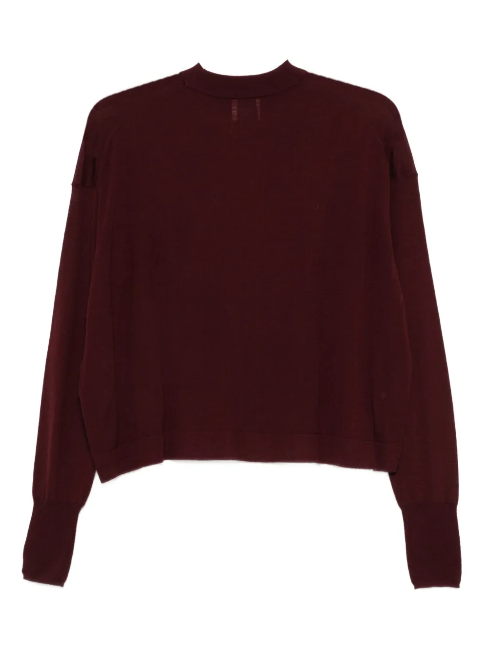 Alysi Wool Sweater In Burgundy