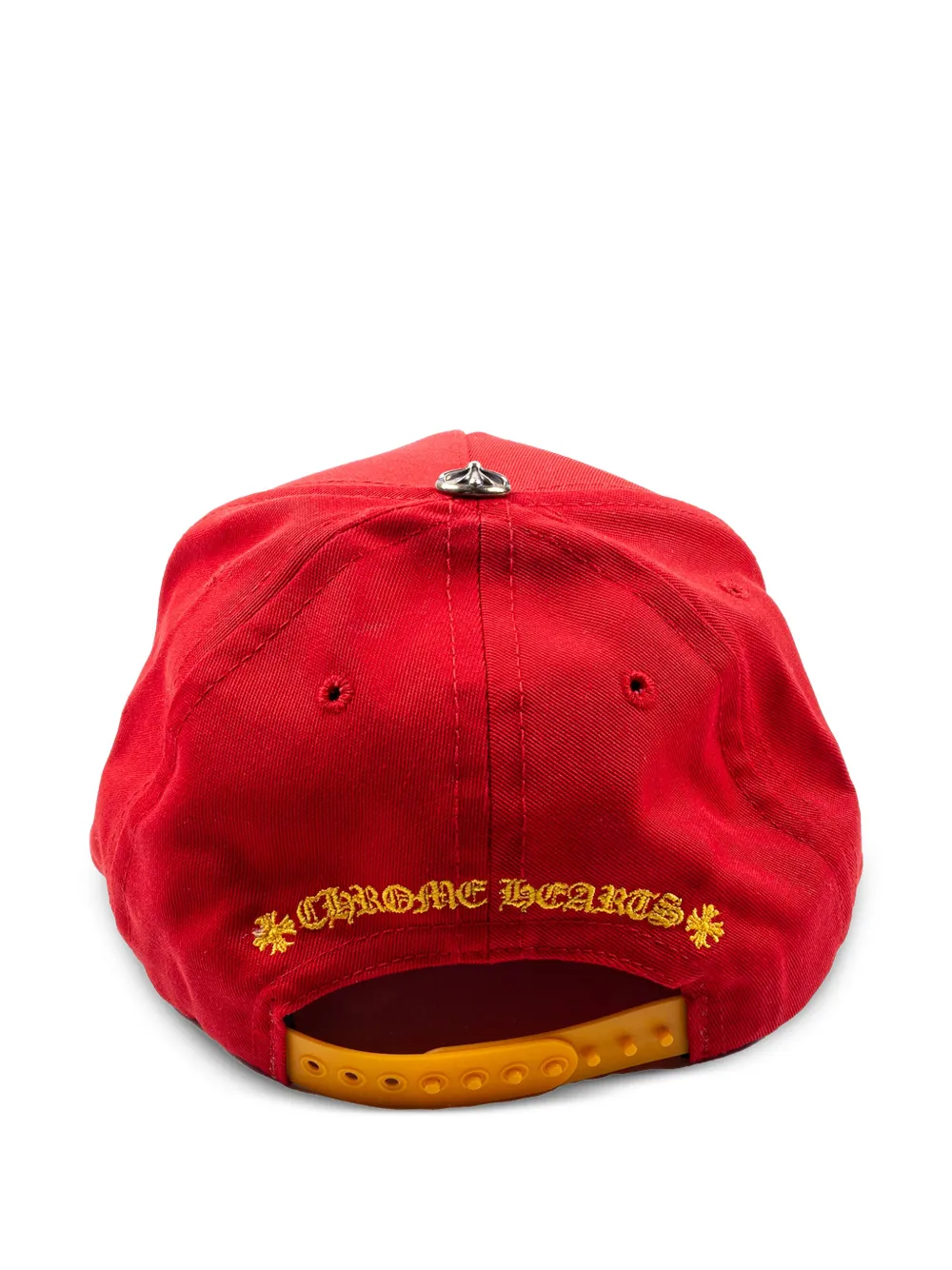 Chrome Hearts logo-embroidered baseball cap - Rood