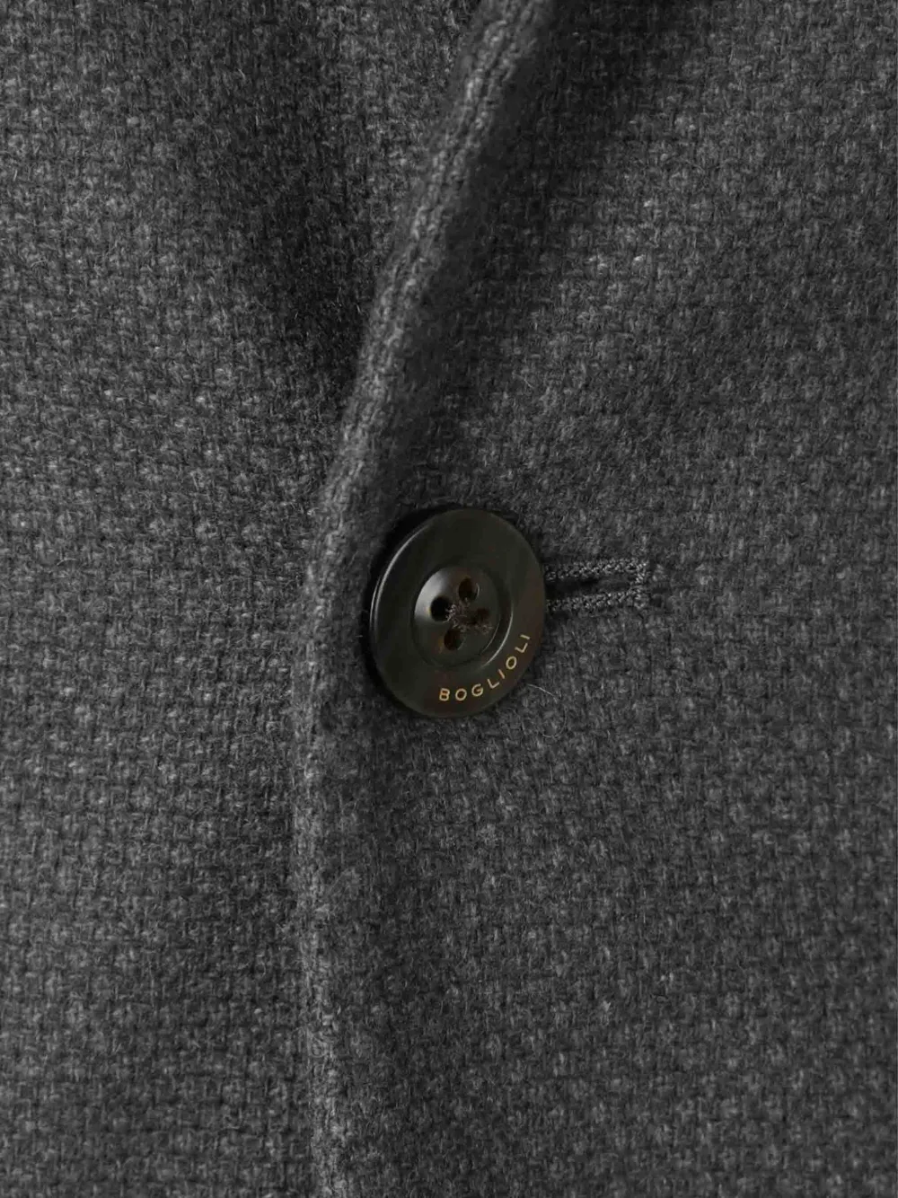 Boglioli Blazer met knopen en revers Grijs