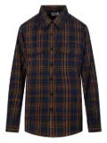 P.A.R.O.S.H. checked sequin-embellished shirt - Brown