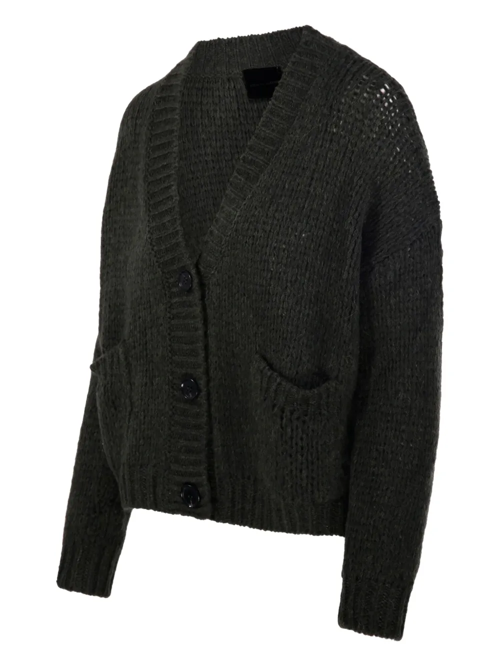 Roberto Collina Button Long-sleeved Sweater In Multi