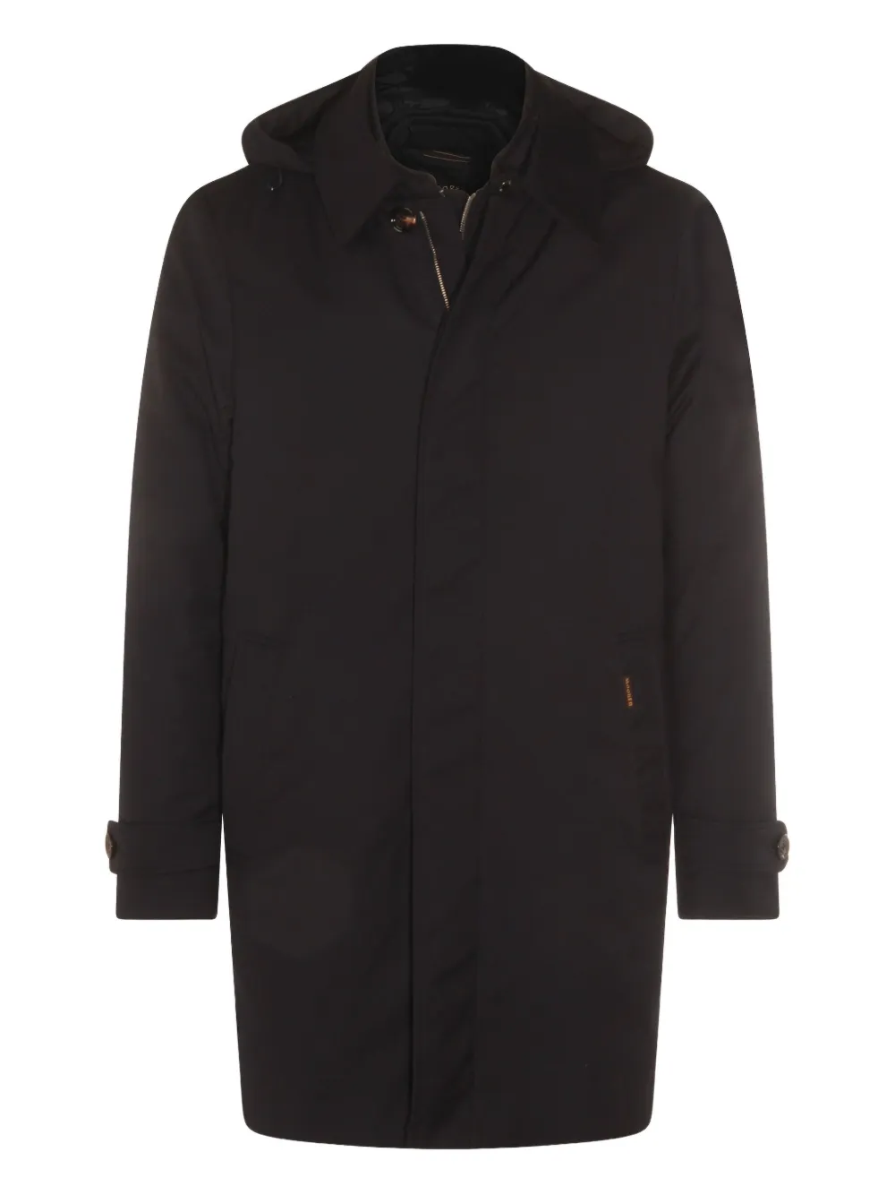 Moorer hooded pocket coat | Blue | Image 1