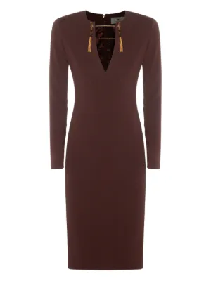 Victoria Beckham long-sleeve Dress | Purple | FARFETCH Victoria Beckham long-sleeve Dress | Purple | FARFETCH