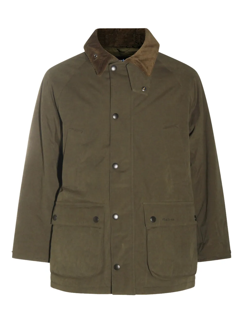 Barbour Bedale corduroy-collar jacket | Green | Image 1
