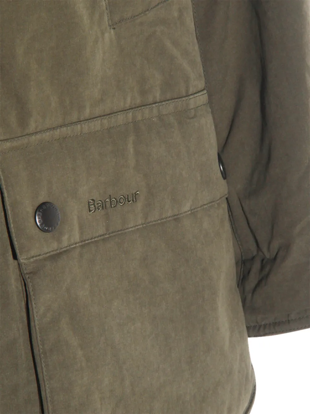 Barbour Bedale jack met ribfluwelen kraag Groen