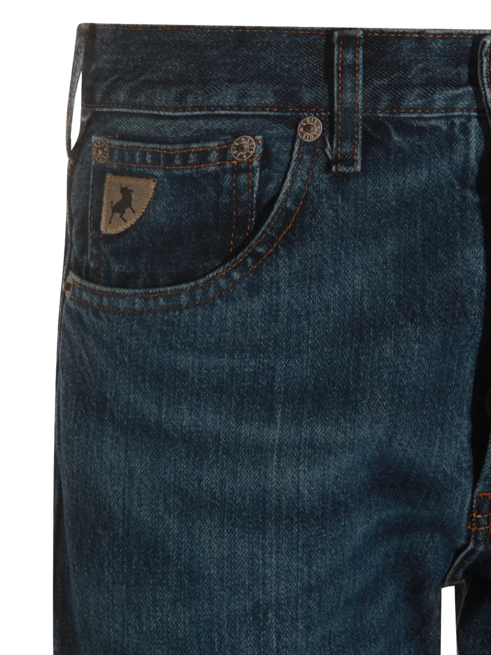 LOIS JEANS logo-patch flared jeans - Blu