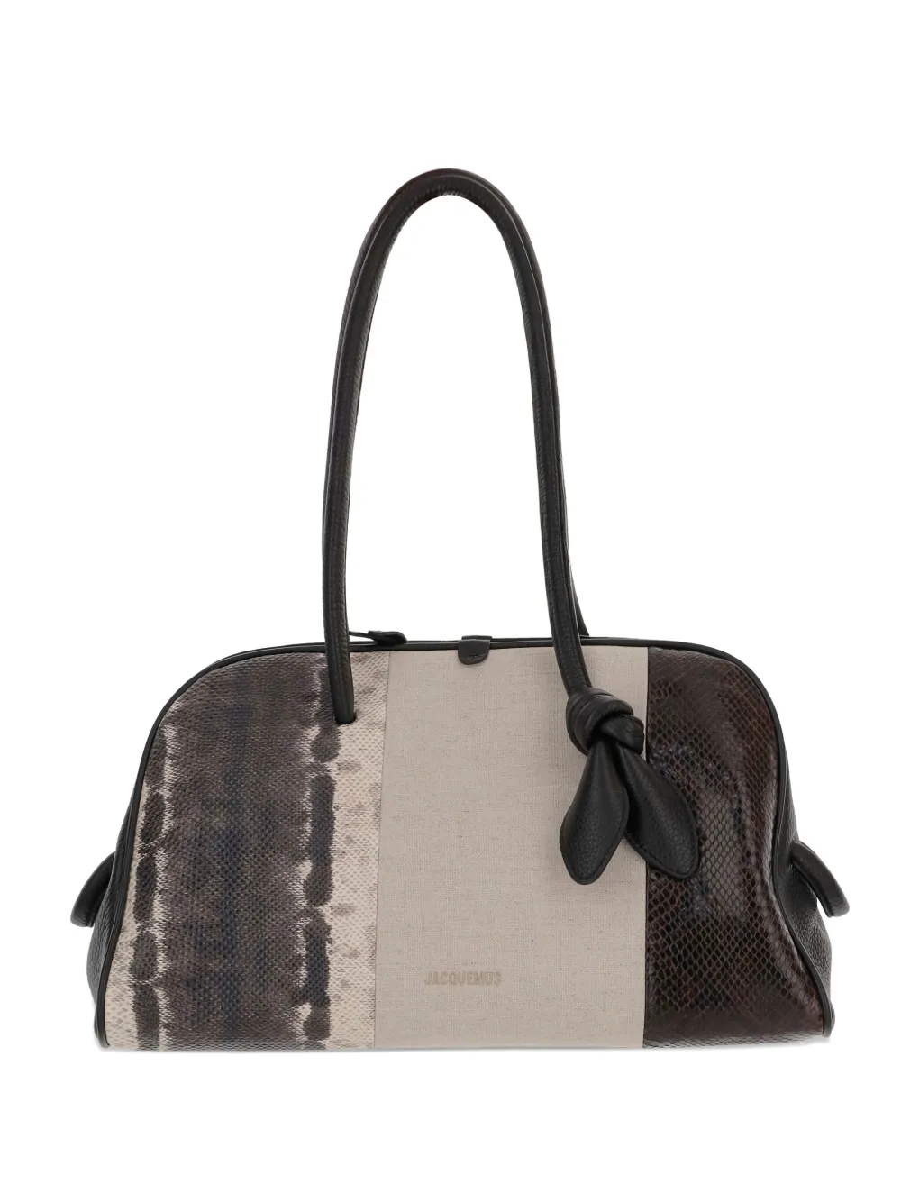 Jacquemus The Turismo Panelled Shoulder Bag In Brown