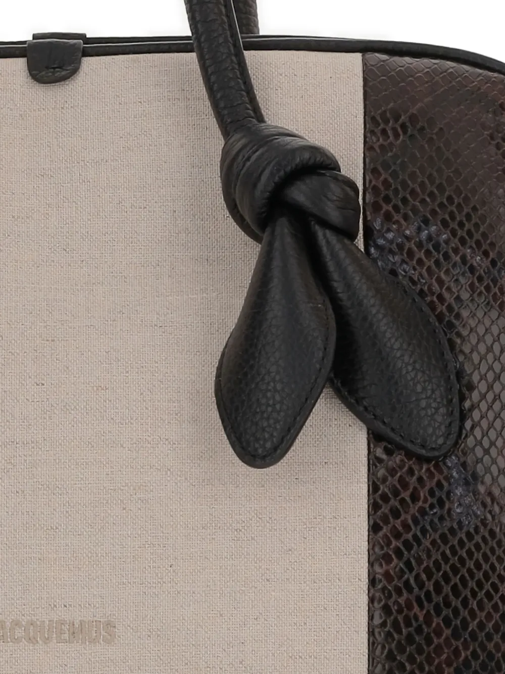 Jacquemus The Turismo schoudertas met vlakken Bruin