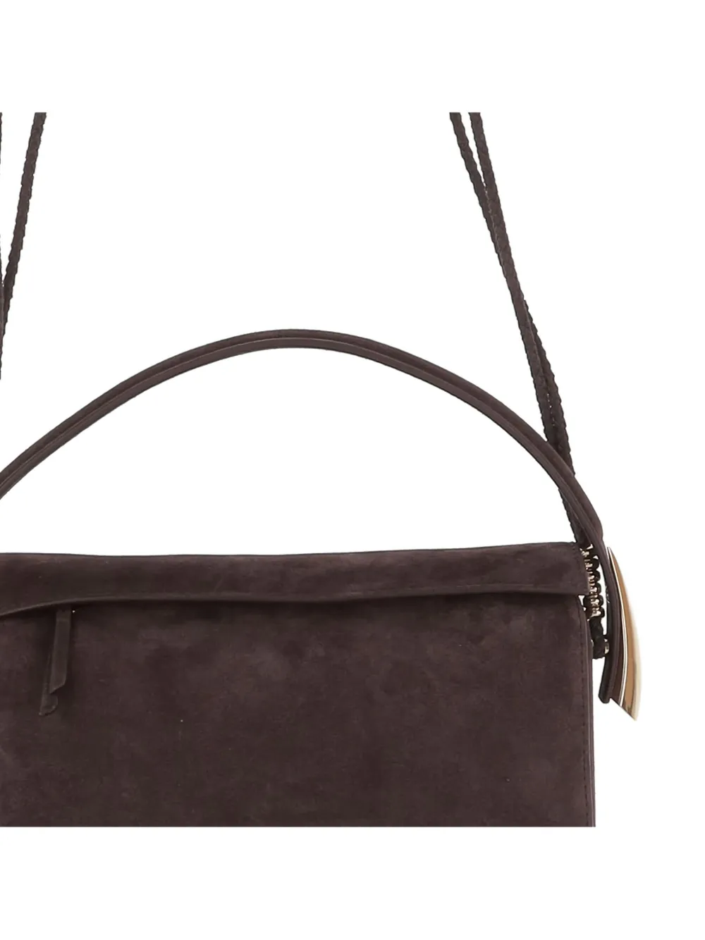Benedetta Bruzziches Suede Shoulder Bag In Blue