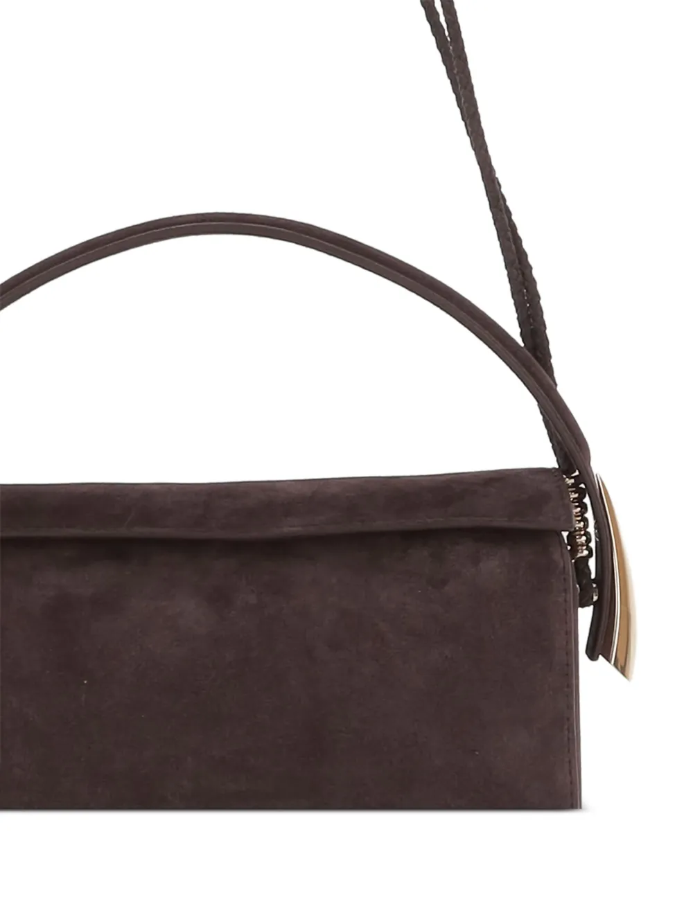 Benedetta Bruzziches Suède schoudertas Blauw