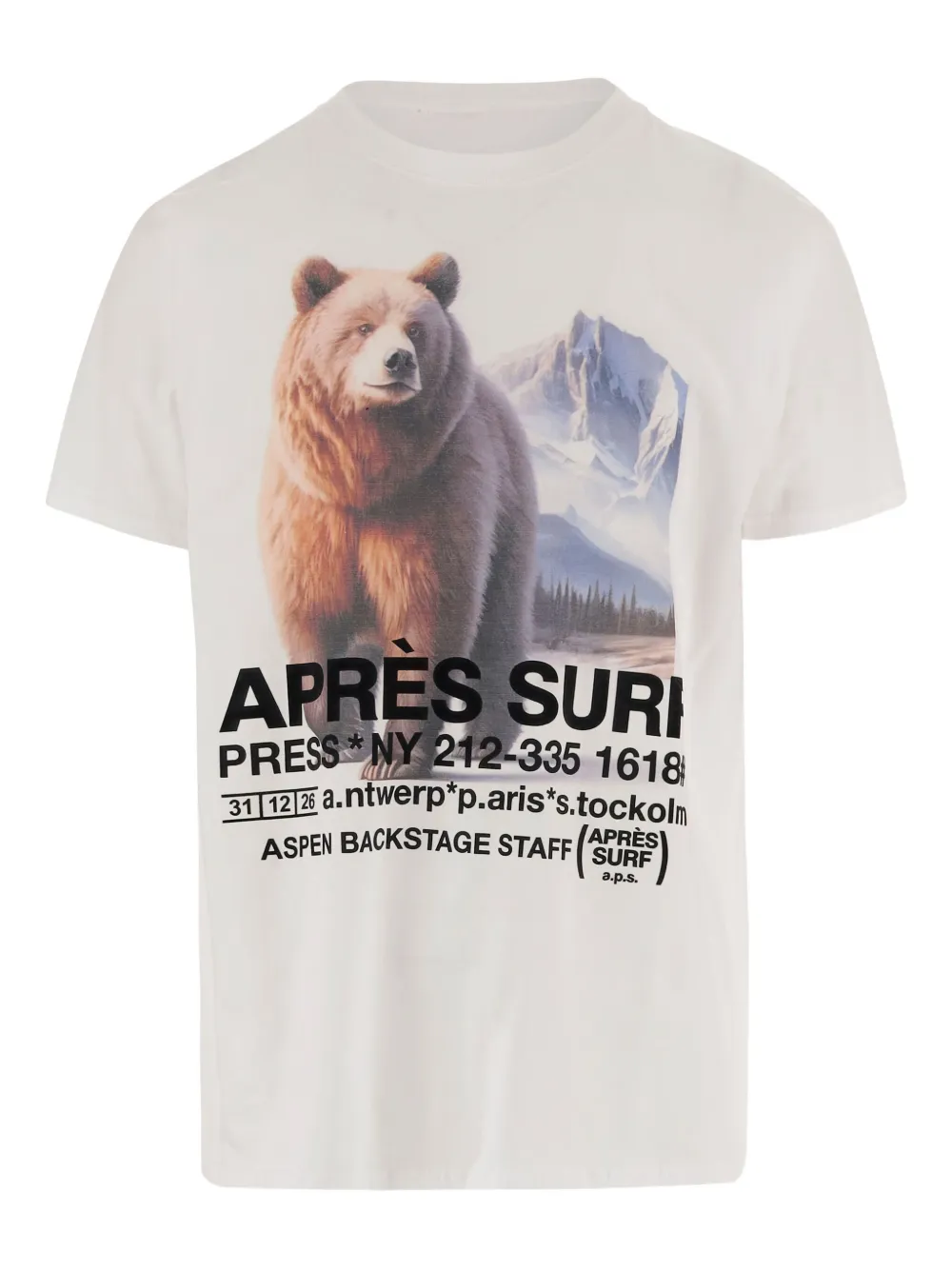 Après Surf Bear-print T-shirt | White | Image 1