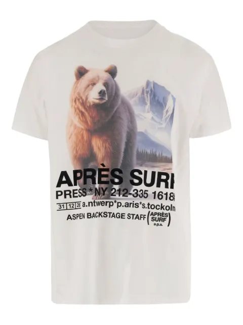 Après Surf Bear-print T-shirt
