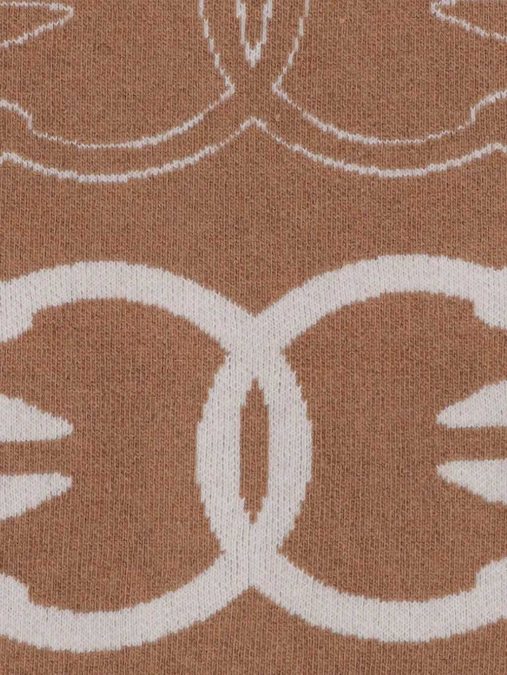 PINKO Love Birds sjaal met franje Beige