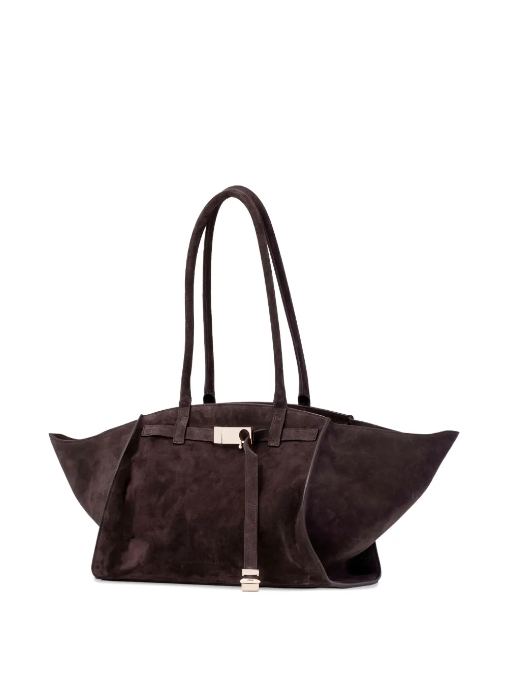 Benedetta Bruzziches Leren shopper Bruin