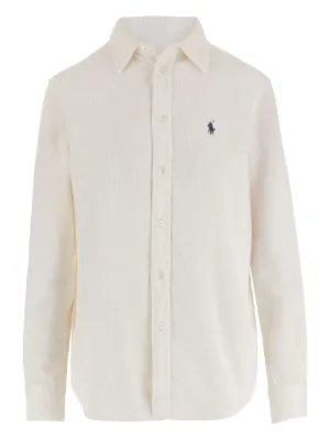 Polo Ralph Lauren ストライプ リネンシャツ | イエロー | FARFETCH JP