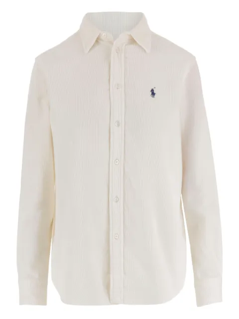 Polo Ralph Lauren embroidered-logo corduroy shirt