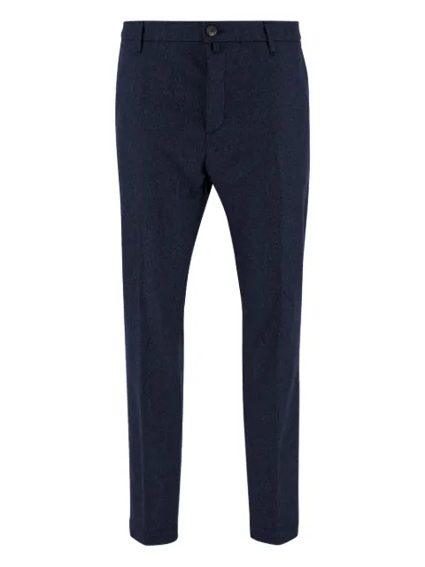 Jacob Cohën pressed-crease wool trousers