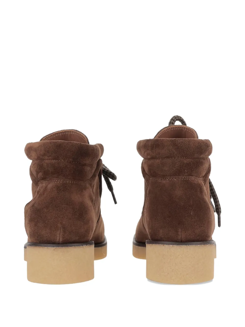 Sartore Lace-up Suede Boots In Multi