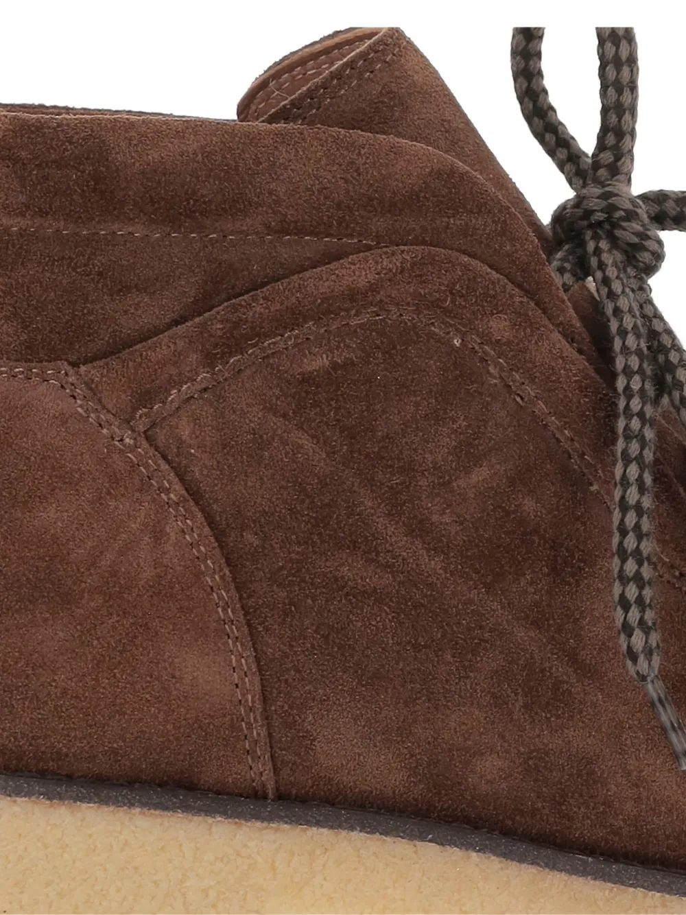 Sartore Lace-up Suede Boots In Multi