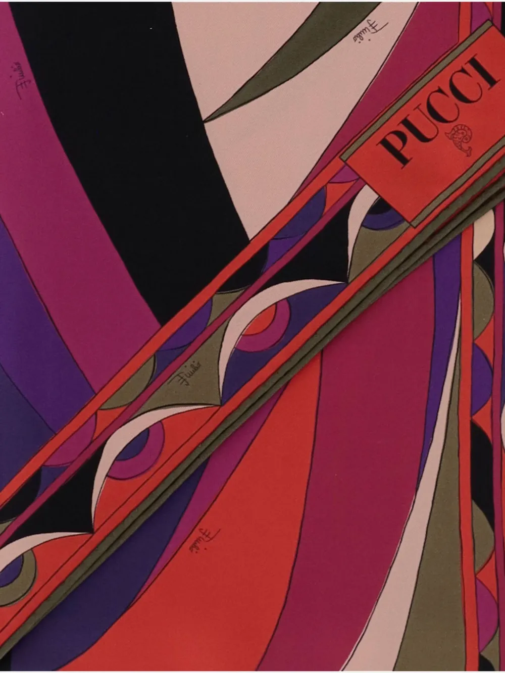 Pucci Vivara-print Silk Scarf In Multi