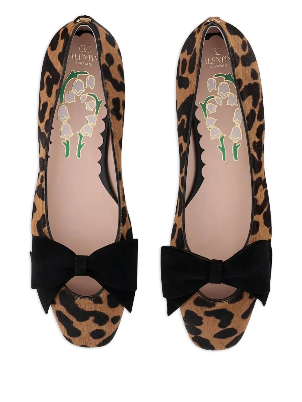 Valentino Garavani Bowow ballerina's Bruin
