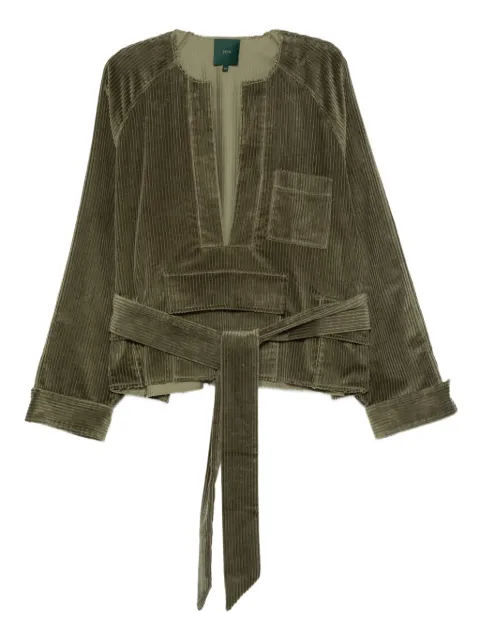 Jejia corduroy tie blouse