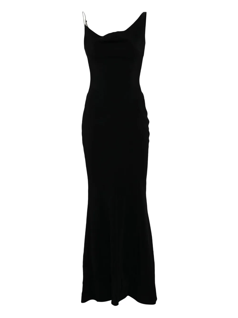 Mugler カウルネック ドレス - ブラック Mugler カウルネック ドレス - ブラック