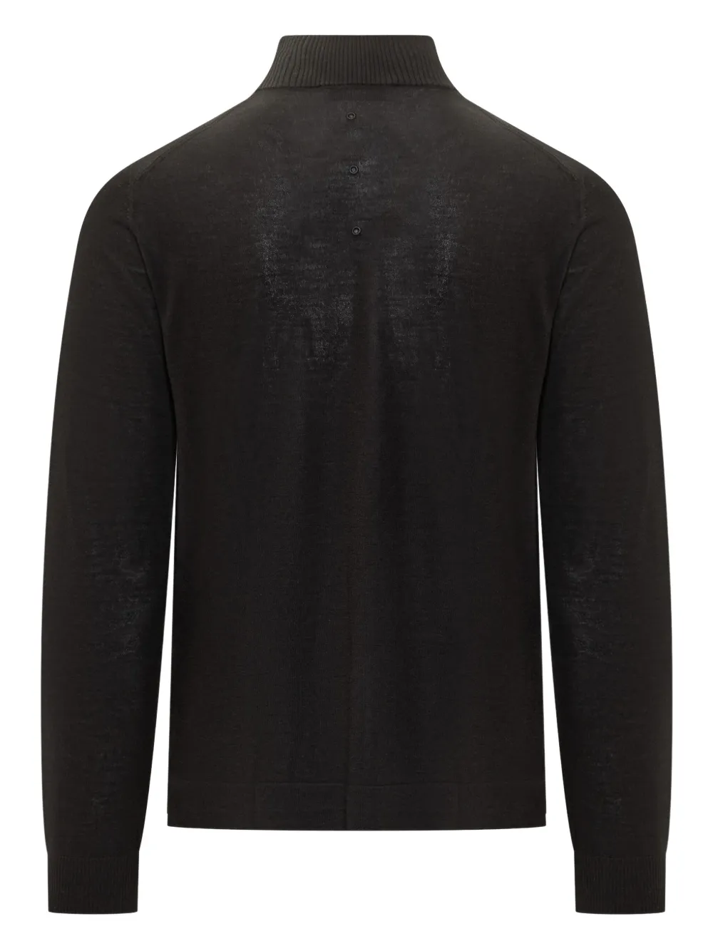 Premiata roll-neck pullover - Zwart