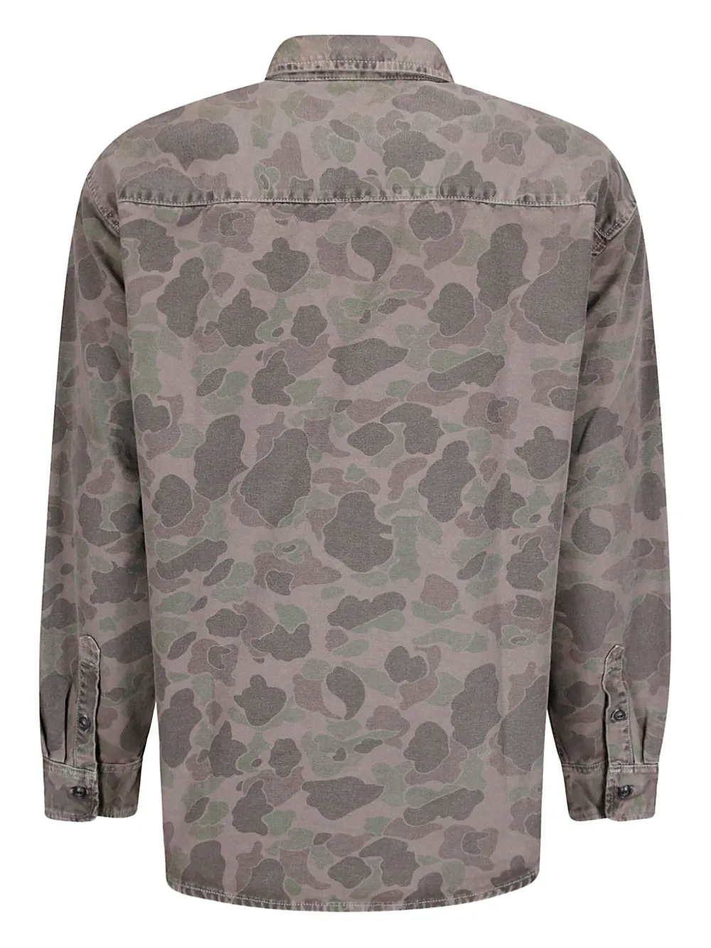 Carhartt WIP duck canvas shirt - Groen