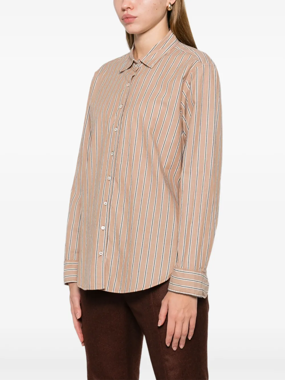  Xirena Striped Shirt - Neutrals 