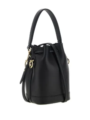 FENDI モン トレゾール バケットバッグ ミニ | ブラック | FARFETCH JP