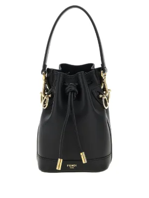 FENDI モン トレゾール バケットバッグ ミニ | ブルー | FARFETCH JP