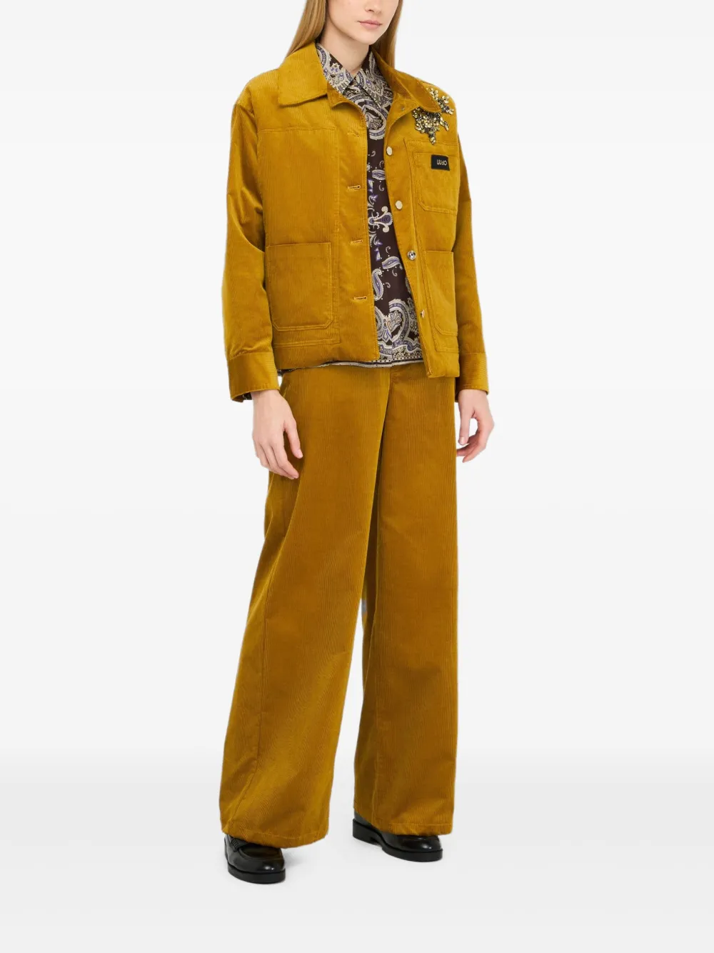 LIU JO bejewelled patch-pocket jacket | Varsity Jackets | Image 2