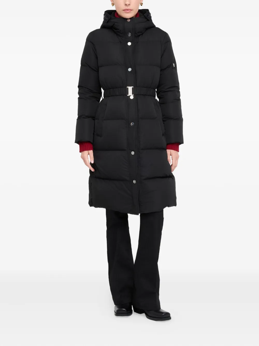 LIU JO quilted bejewelled longline jacket | Varsity Jackets | Image 2