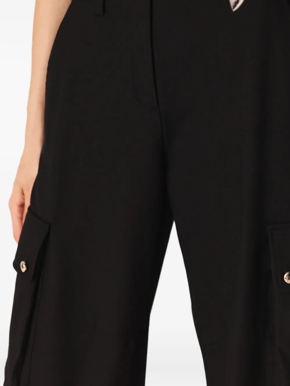 Maje Cargo broek met gesp Zwart
