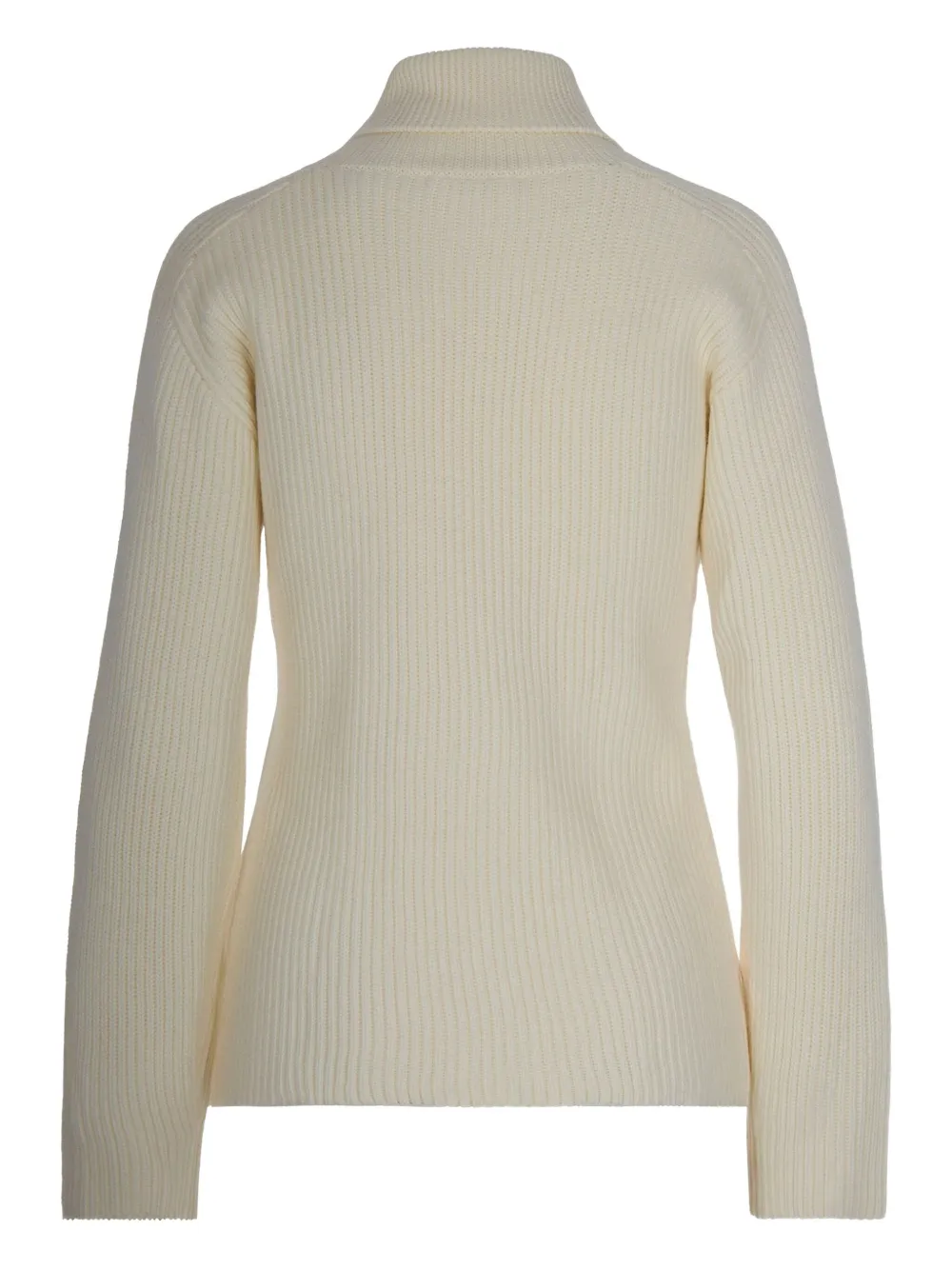 P.a.r.o.s.h Ribbed Turtleneck Sweater In Neutral