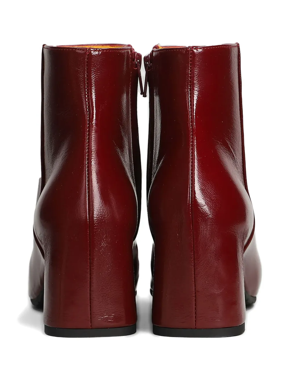 mara bini Laarzen met vierkante neus en gesp Rood