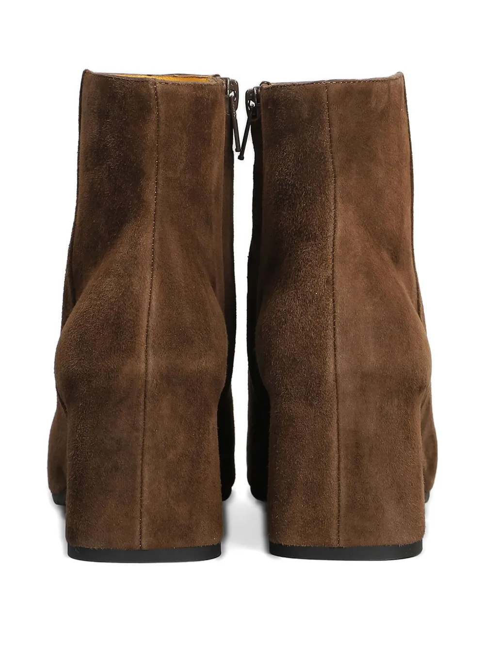 Mara Bini Horsebit Block-heel Boots In Brown