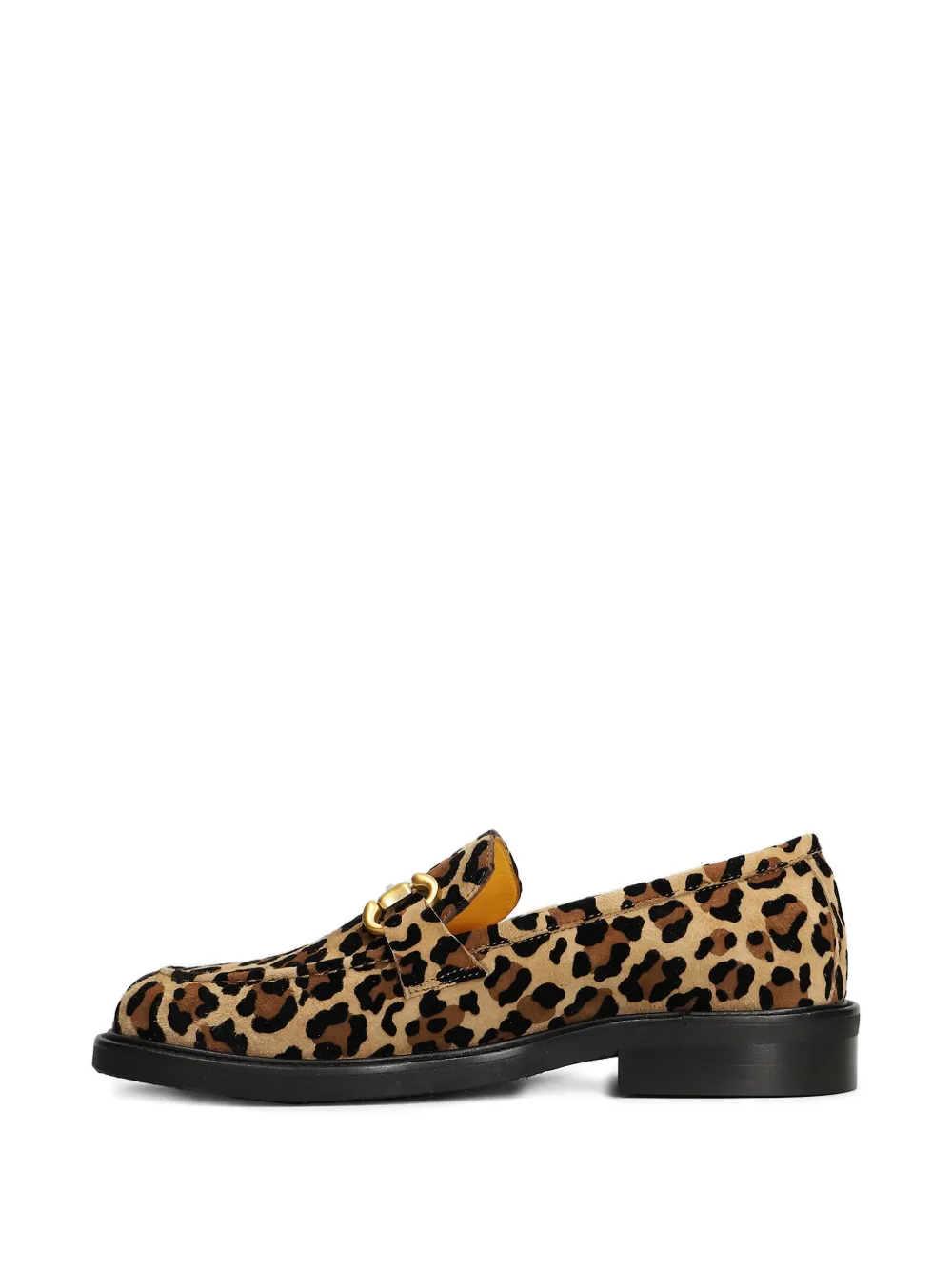 mara bini Frida loafers met dierenprint Beige