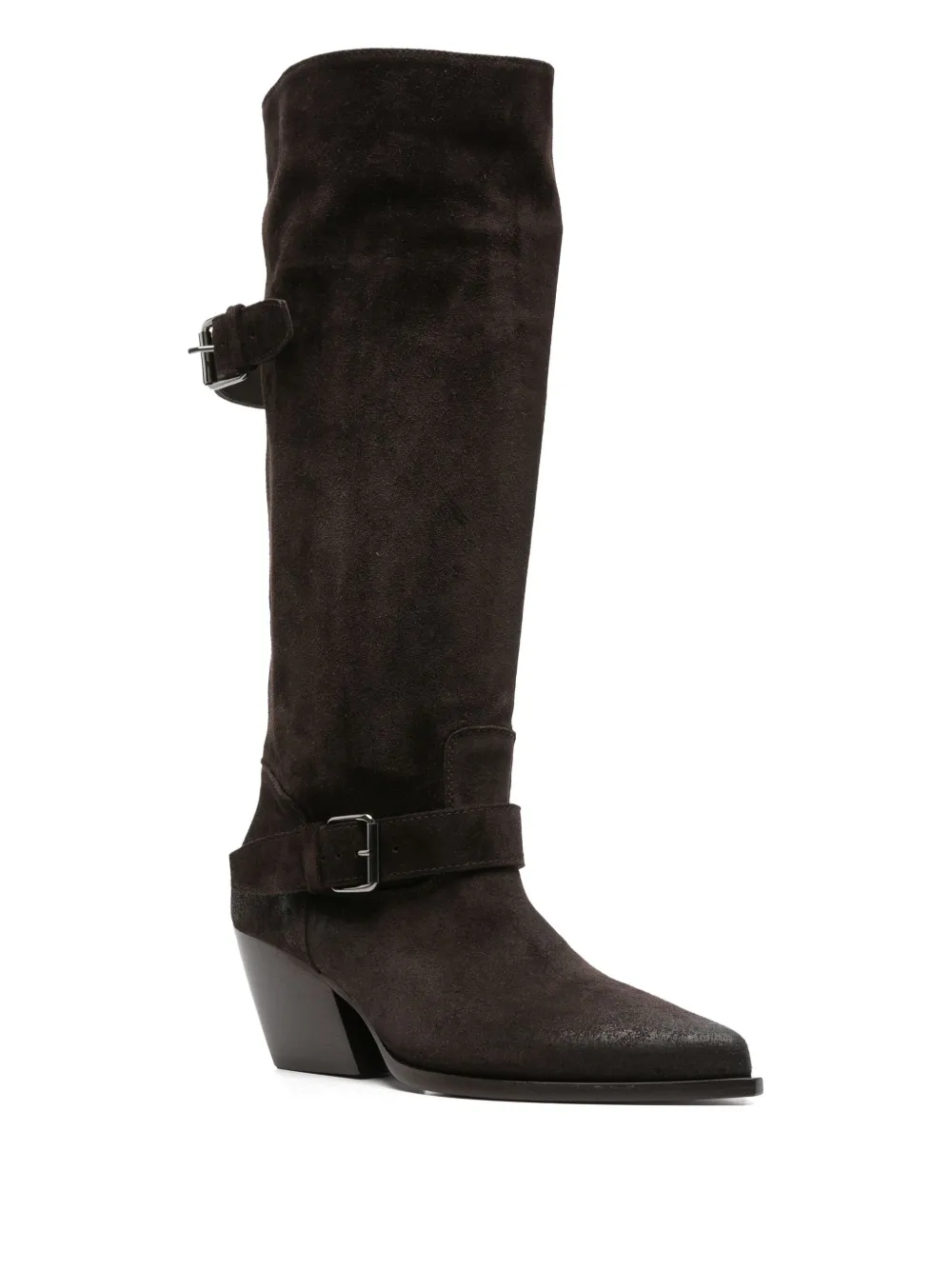 Elena Iachi 65mm buckle-detailing knee-high boots | Knee-High Boots | Image 2